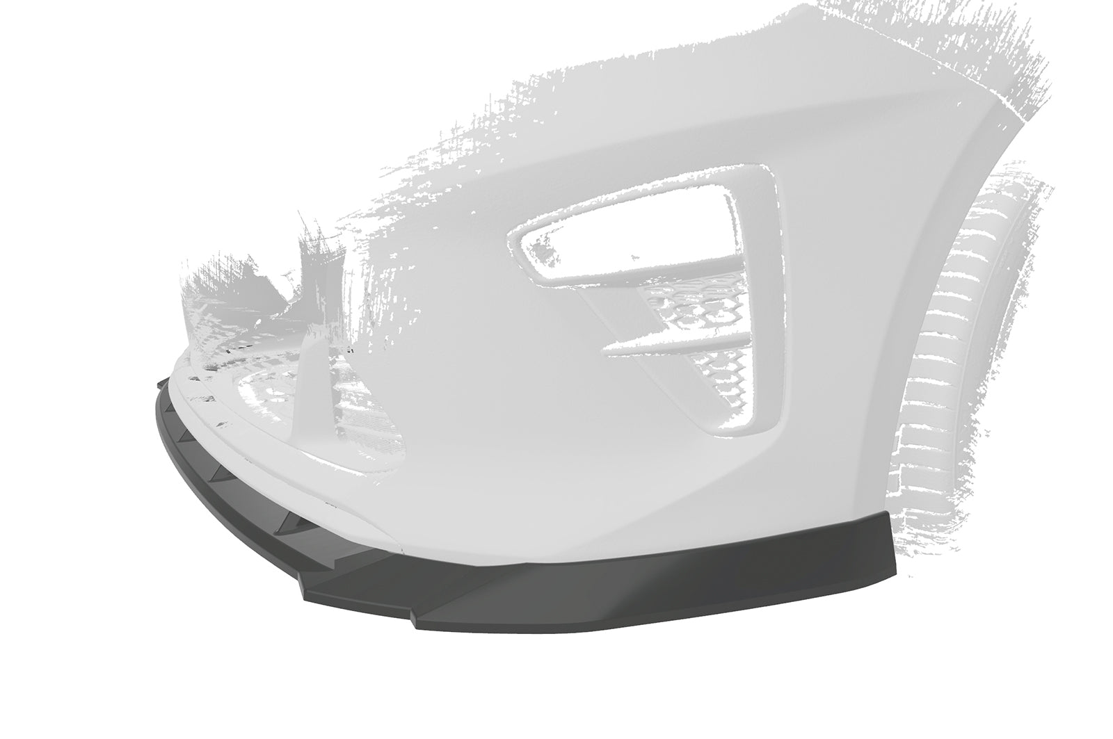 CSR Frontspoiler | Cup-Spoilerlippe mit ABE für Kia Ceed (CD) CSL643-S Strukturiert schwarz matt (keine Lackierung erforderlich)