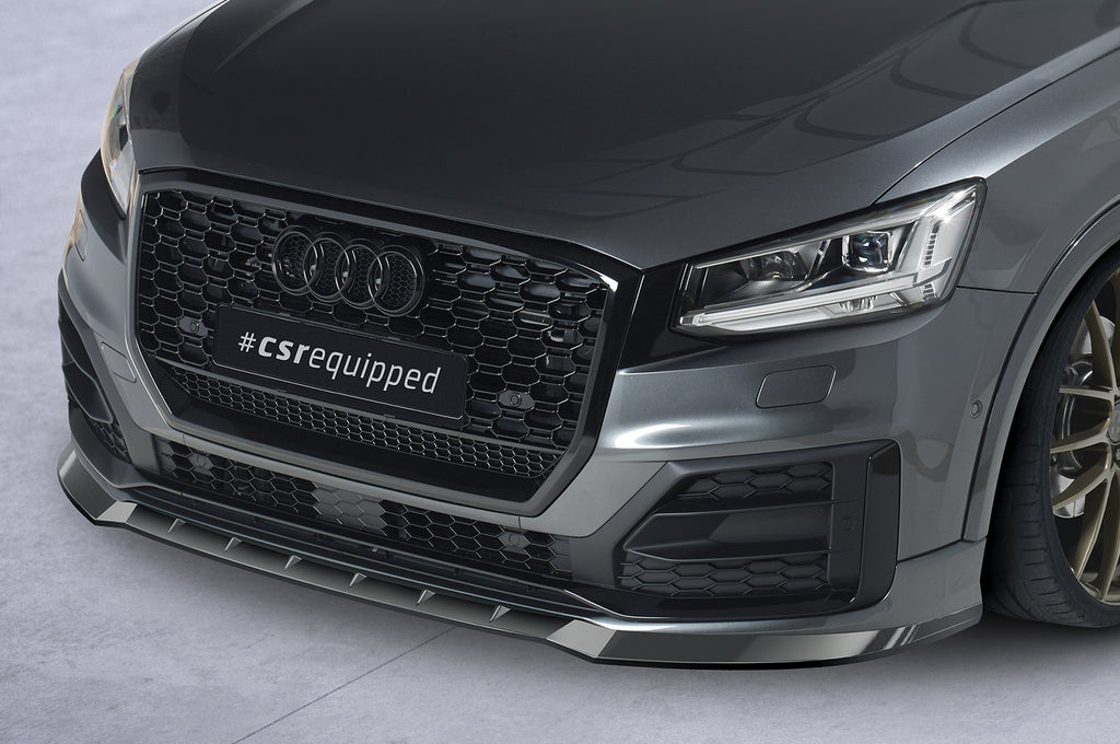 CSR Frontspoiler | Cup-Spoilerlippe mit ABE für Audi Q2 (Typ GA) S-Line CSL644