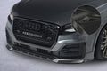 CSR Frontspoiler | Cup-Spoilerlippe mit ABE für Audi Q2 (Typ GA) S-Line CSL644-G Glossy schwarz Hochglanz (keine Lackierung erforderlich)