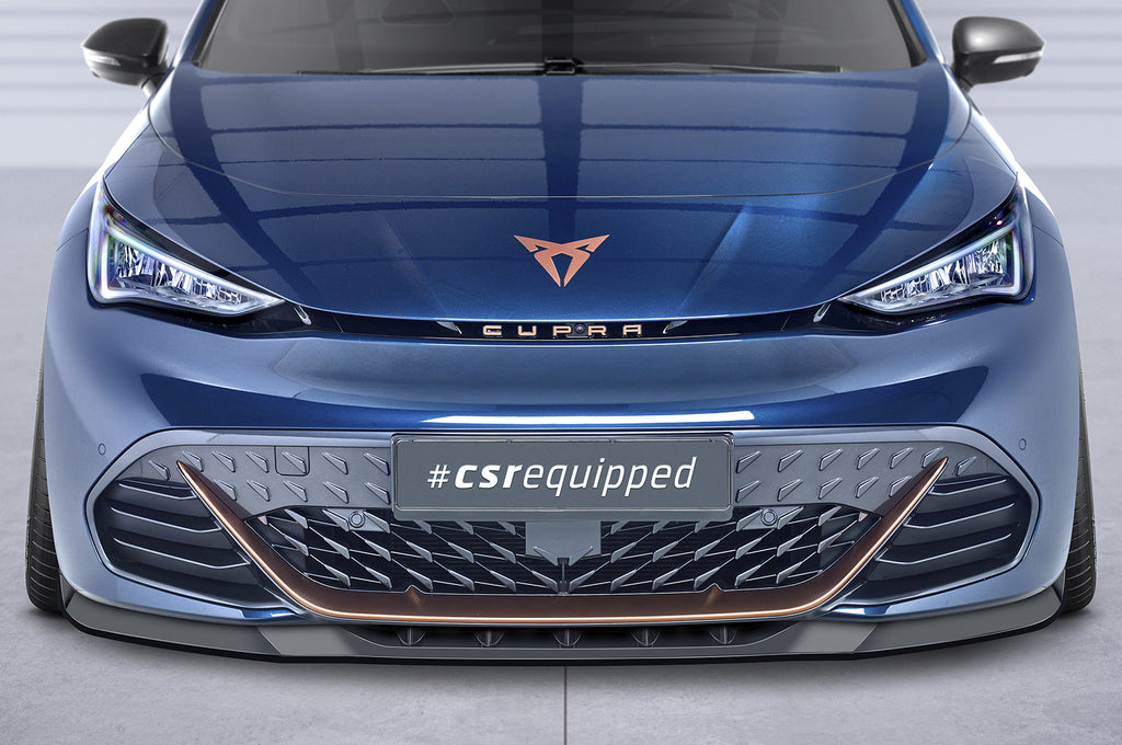 CSR Frontspoiler | Cup-Spoilerlippe mit ABE für Cupra Born CSL645-L Unlackiert roh (Lackierung erforderlich)