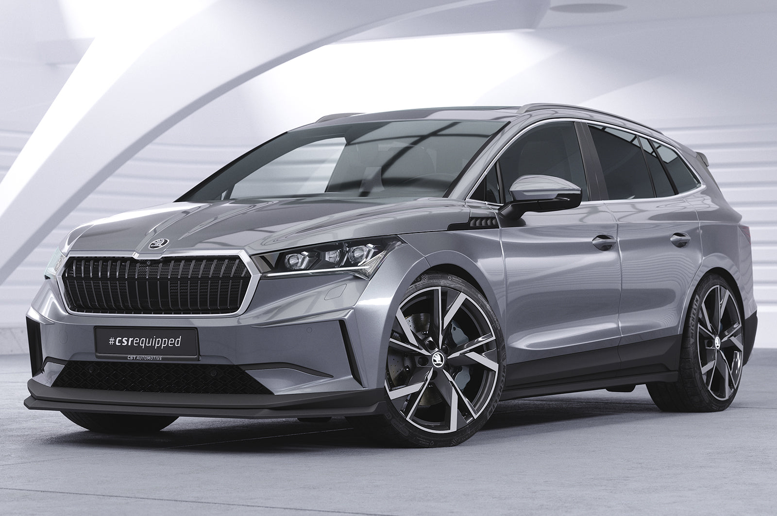 CSR Frontspoiler | Cup-Spoilerlippe mit ABE für Skoda Enyaq iV CSL647