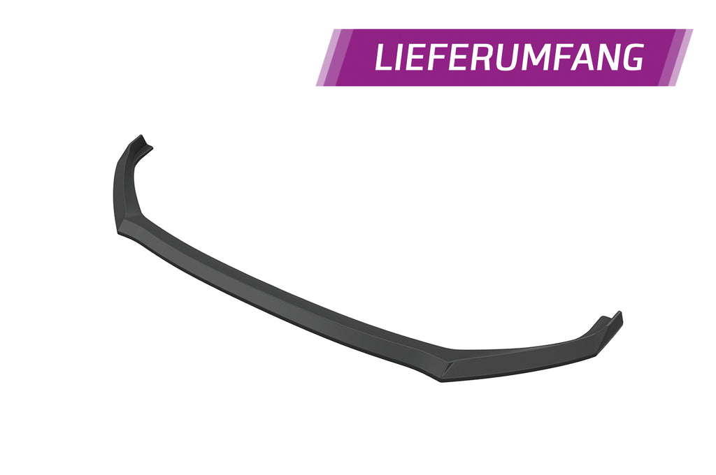 CSR Frontspoiler | Cup-Spoilerlippe mit ABE für Skoda Enyaq iV CSL647-C Carbon Look Hochglanz (keine Lackierung erforderlich)