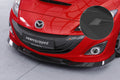 CSR Frontspoiler | Cup-Spoilerlippe mit ABE für Mazda 3 (Typ BL) MPS CSL650-S Strukturiert schwarz matt (keine Lackierung erforderlich)