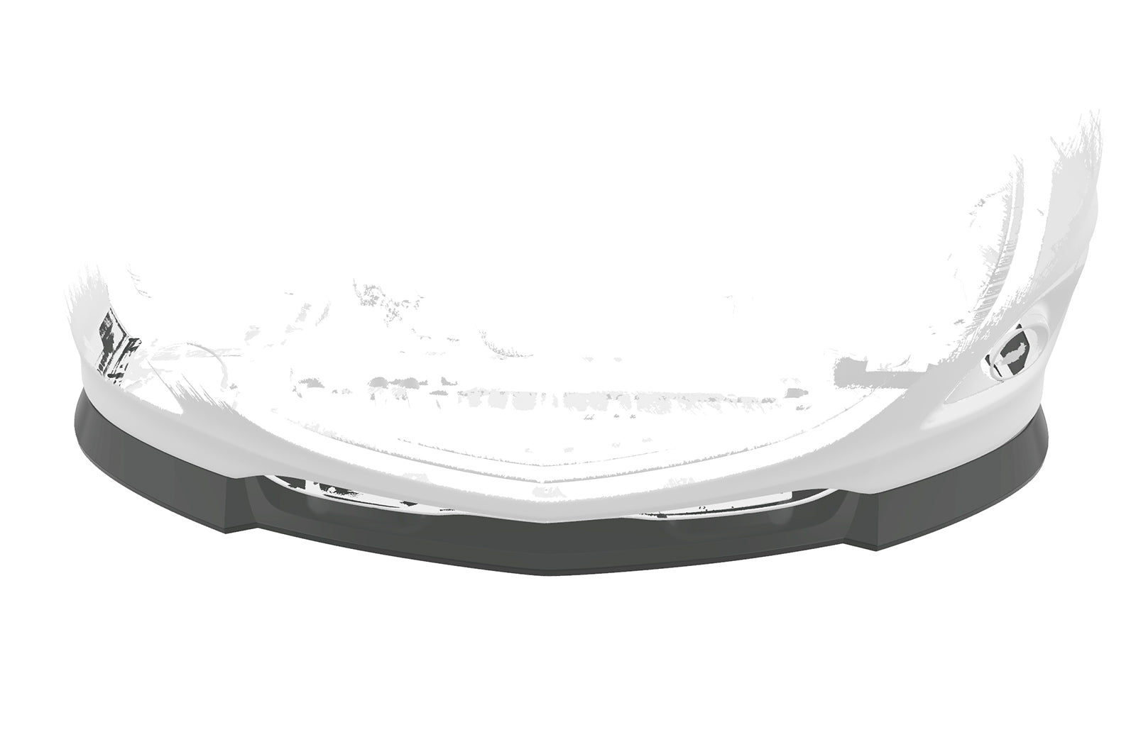 CSR Frontspoiler | Cup-Spoilerlippe mit ABE für Mazda 3 (Typ BL) MPS CSL650-C Carbon Look Hochglanz (keine Lackierung erforderlich)