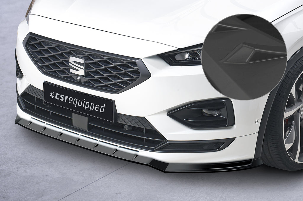 CSR Frontspoiler | Cup-Spoilerlippe mit ABE für Seat Tarraco FR CSL653-L Unlackiert roh (Lackierung erforderlich)