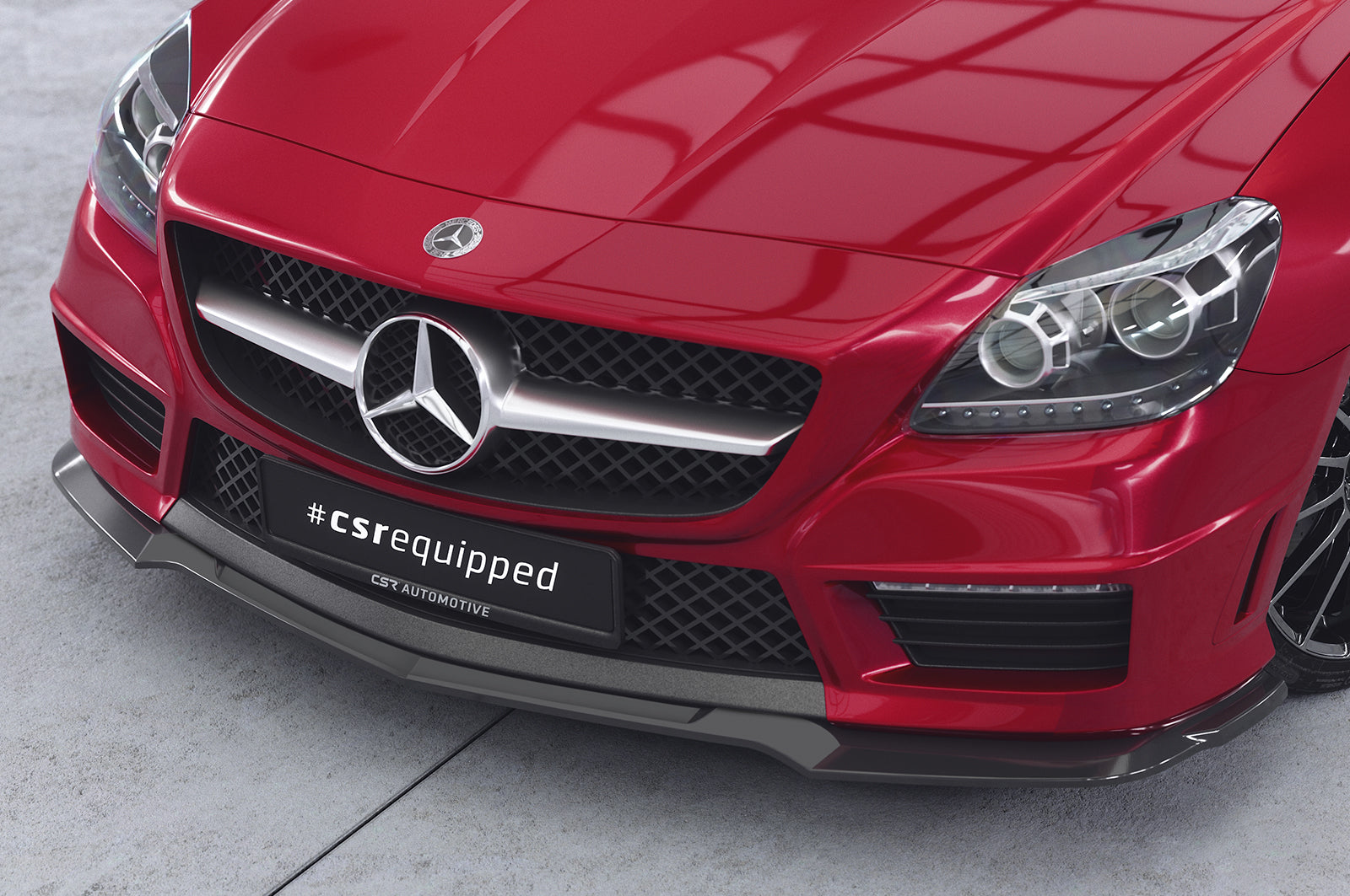 CSR Frontspoiler | Cup-Spoilerlippe mit ABE für Mercedes-Benz SLK R172 AMG-Line CSL655