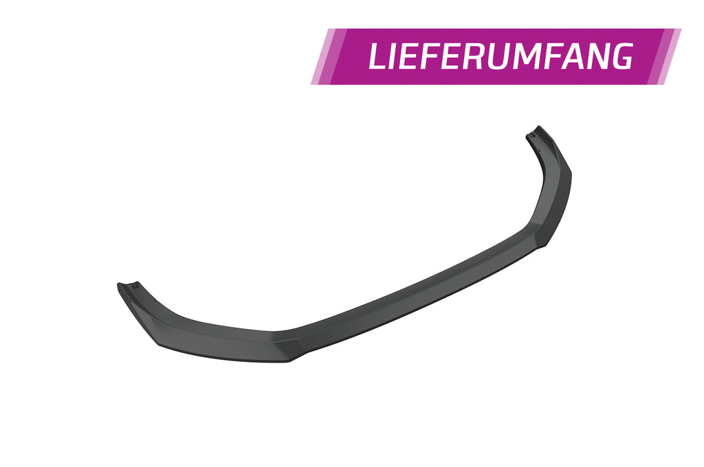 CSR Frontspoiler | Cup-Spoilerlippe mit ABE für Audi A8 D5 S-Line CSL656-C Carbon Look Hochglanz (keine Lackierung erforderlich)