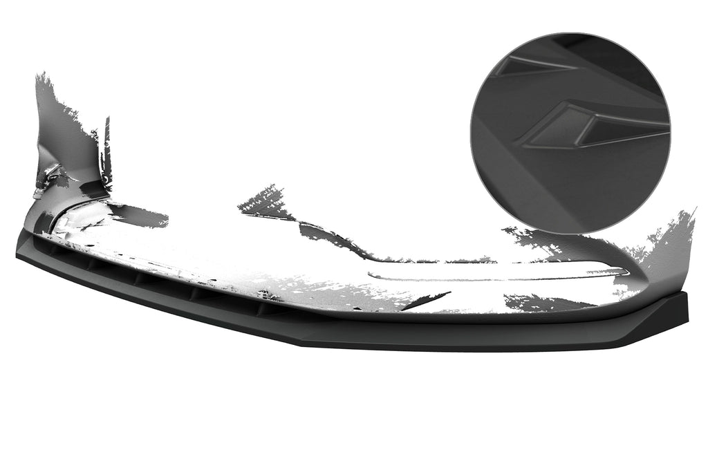 CSR Frontspoiler | Cup-Spoilerlippe mit ABE für Mazda 6 (Typ GL) CSL657-L Unlackiert roh (Lackierung erforderlich)