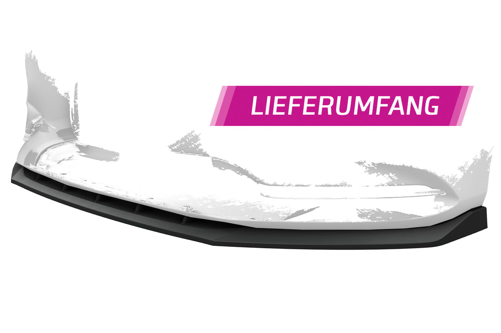 CSR Frontspoiler | Cup-Spoilerlippe mit ABE für Mazda 6 (Typ GL) CSL657-G Glossy schwarz Hochglanz (keine Lackierung erforderlich)