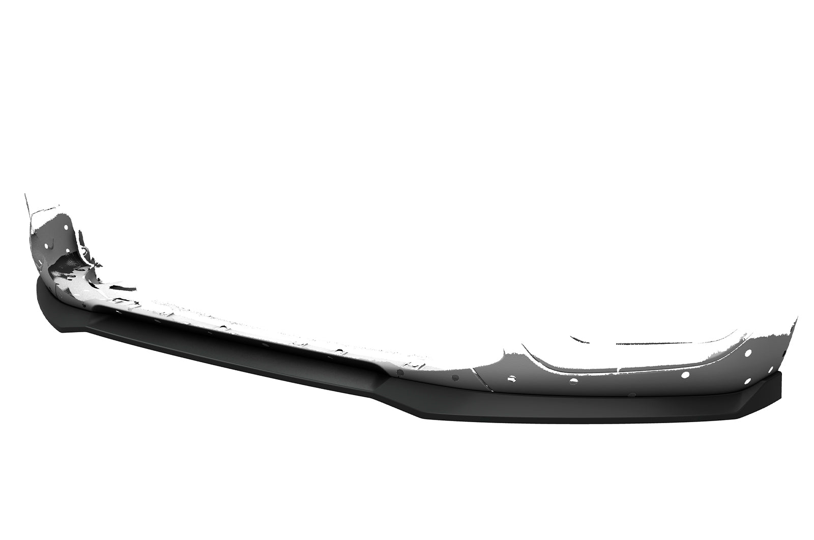 CSR Frontspoiler | Cup-Spoilerlippe mit ABE für BMW X1 (F48) CSL659-S Strukturiert schwarz matt (keine Lackierung erforderlich)