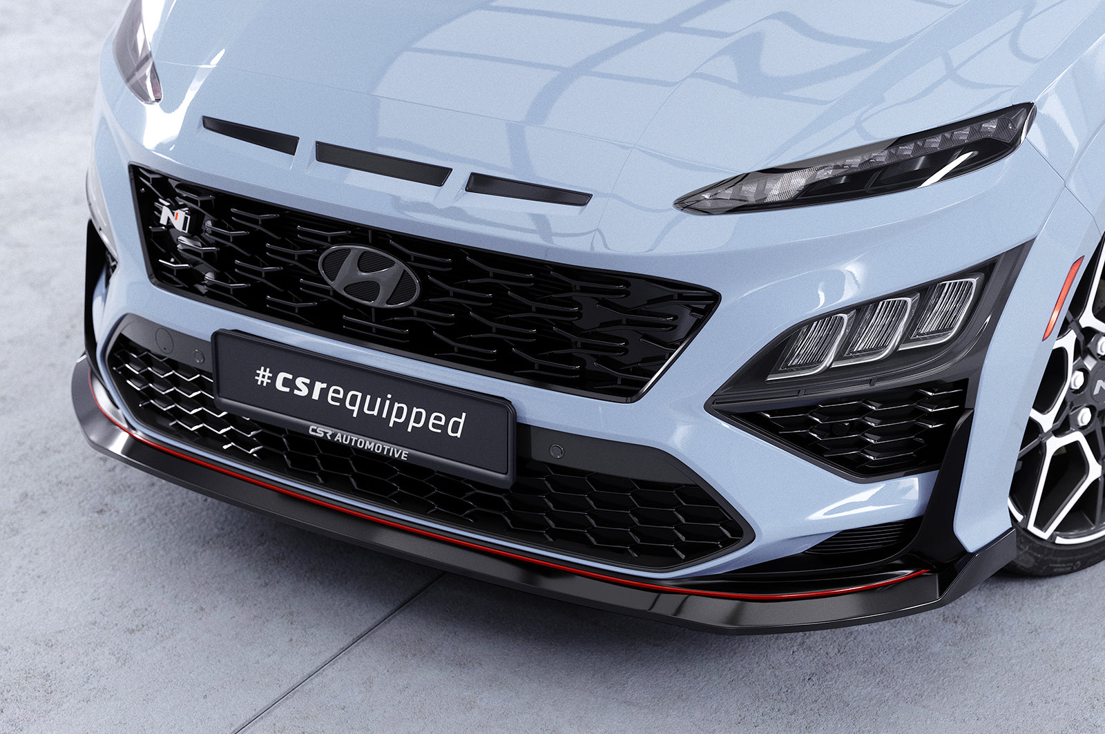 CSR Frontspoiler | Cup-Spoilerlippe mit ABE für Hyundai Kona N/N-Line CSL661