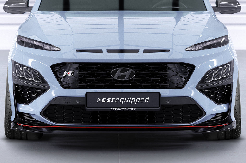 CSR Frontspoiler | Cup-Spoilerlippe mit ABE für Hyundai Kona N/N-Line CSL661-L Unlackiert roh (Lackierung erforderlich)