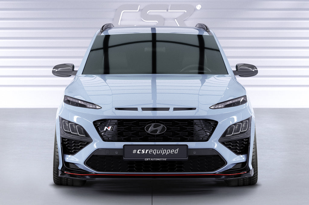 CSR Frontspoiler | Cup-Spoilerlippe mit ABE für Hyundai Kona N/N-Line CSL661-L Unlackiert roh (Lackierung erforderlich)