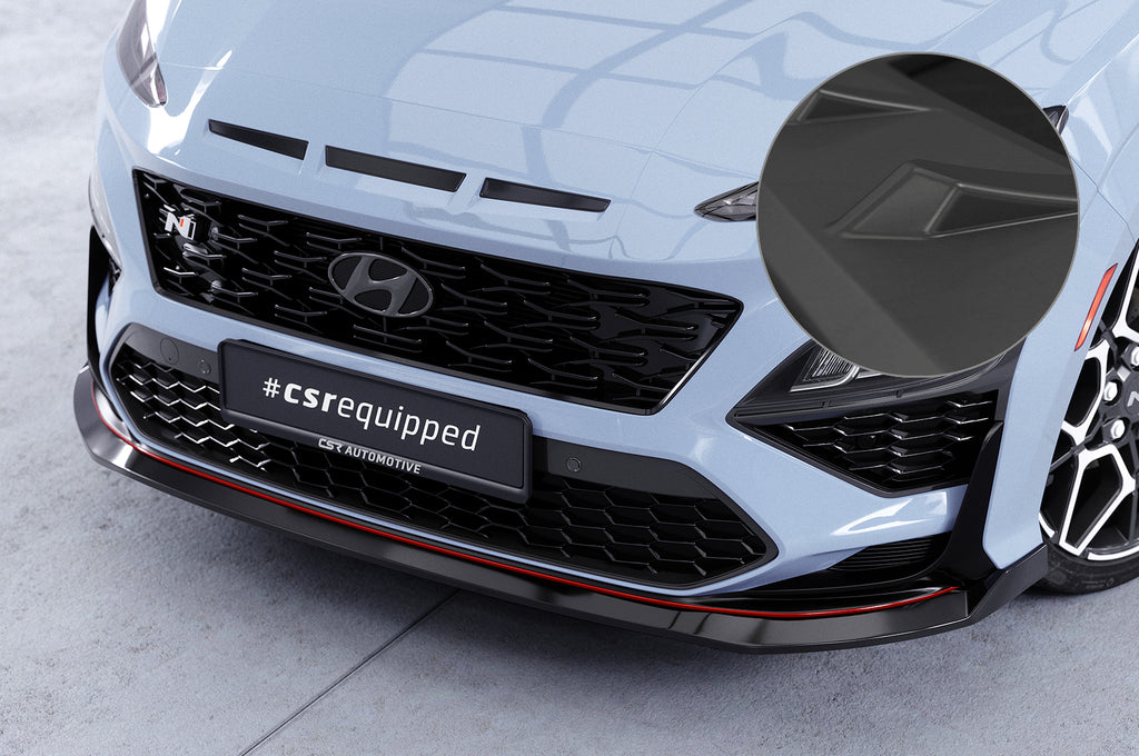 CSR Frontspoiler | Cup-Spoilerlippe mit ABE für Hyundai Kona N/N-Line CSL661-L Unlackiert roh (Lackierung erforderlich)