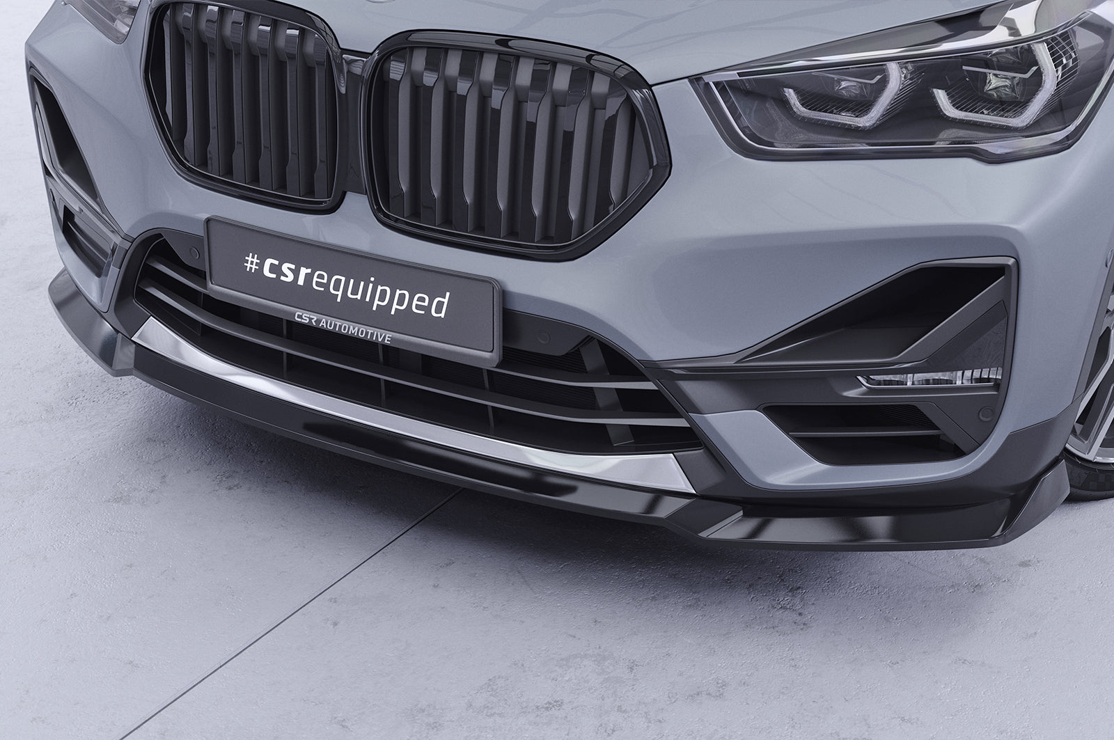 CSR Frontspoiler | Cup-Spoilerlippe mit ABE für BMW  X1 (F48) CSL662