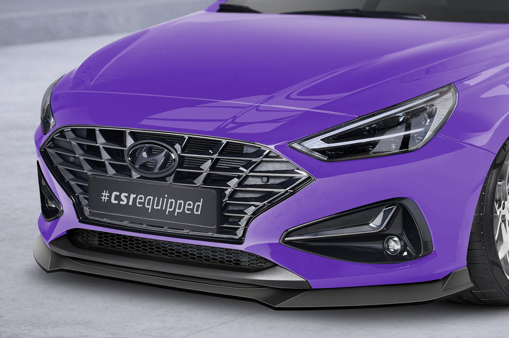 CSR Frontspoiler | Cup-Spoilerlippe mit ABE für Hyundai I30 (PD) CSL663-S Strukturiert schwarz matt (keine Lackierung erforderlich)