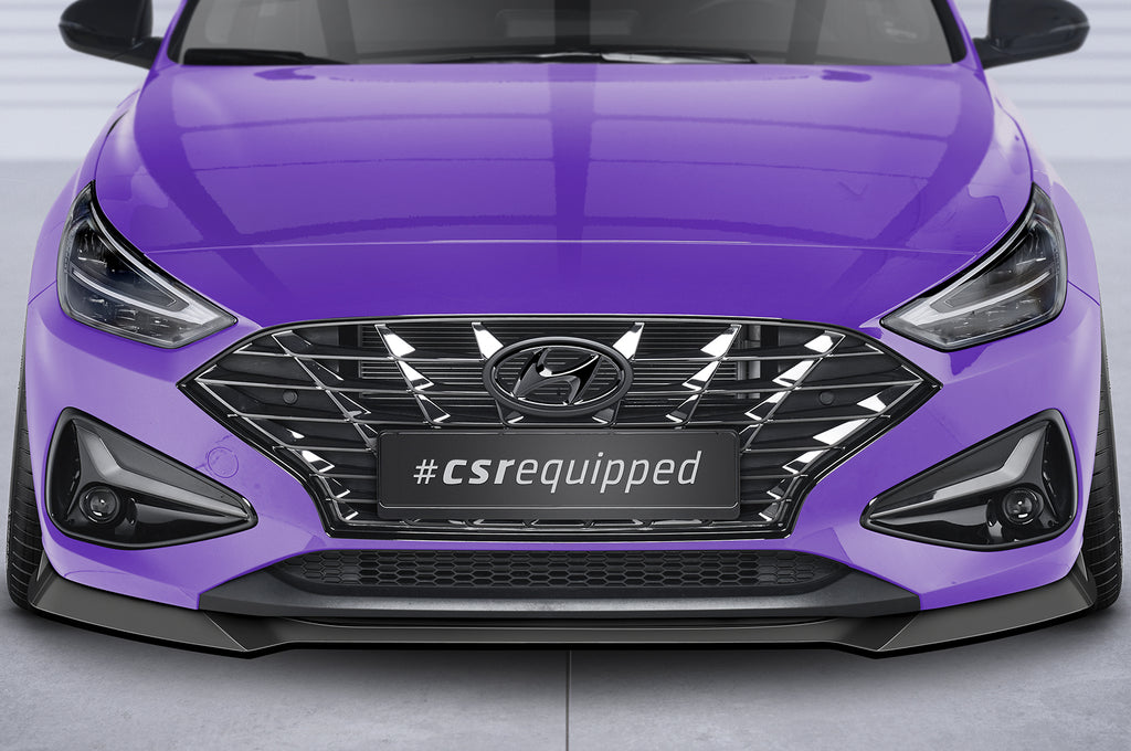 CSR Frontspoiler | Cup-Spoilerlippe mit ABE für Hyundai I30 (PD) CSL663-L Unlackiert roh (Lackierung erforderlich)