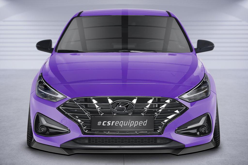 CSR Frontspoiler | Cup-Spoilerlippe mit ABE für Hyundai I30 (PD) CSL663-L Unlackiert roh (Lackierung erforderlich)