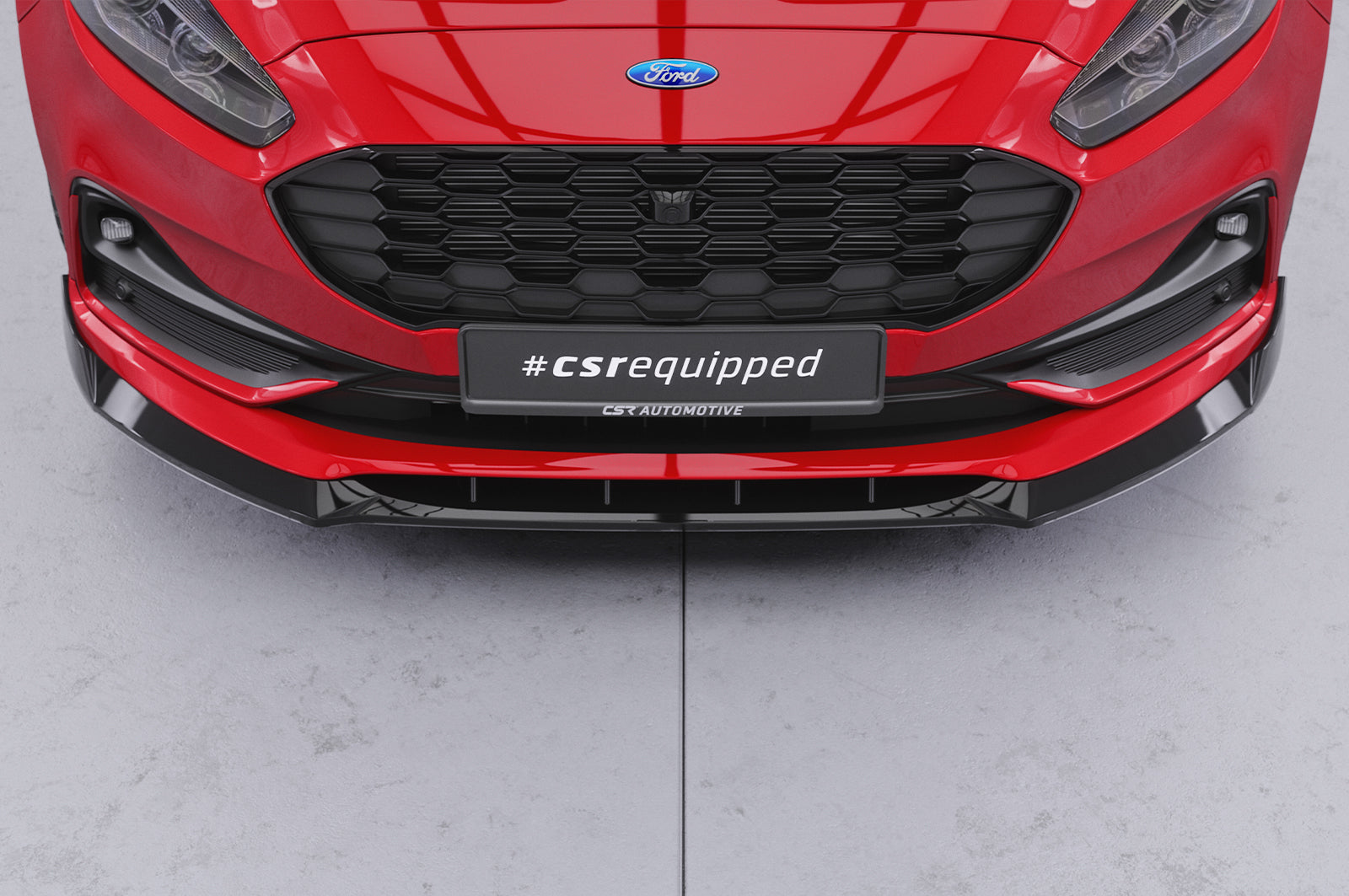 CSR Frontspoiler | Cup-Spoilerlippe mit ABE für Ford S-Max MK2 CSL666-L Unlackiert roh (Lackierung erforderlich)