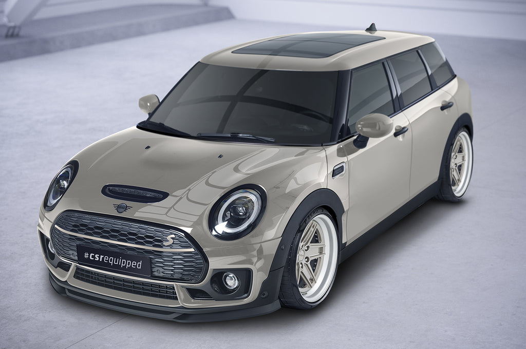 CSR Frontspoiler | Cup-Spoilerlippe mit ABE für Mini Clubman F54 Cooper S CSL667-S Strukturiert schwarz matt (keine Lackierung erforderlich)