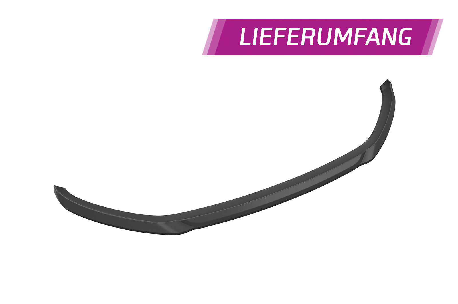 CSR Frontspoiler | Cup-Spoilerlippe mit ABE für Mini Clubman F54 Cooper S CSL667-S Strukturiert schwarz matt (keine Lackierung erforderlich)