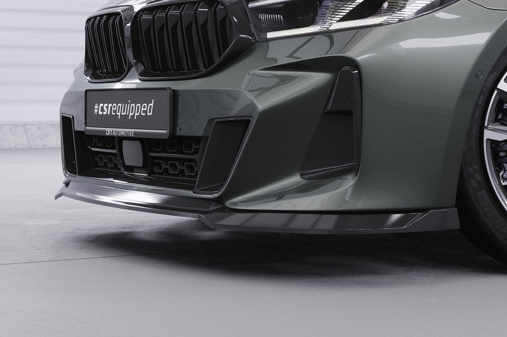 CSR Frontspoiler | Cup-Spoilerlippe mit ABE für BMW 6er (G32) M-Paket CSL669-C Carbon Look Hochglanz (keine Lackierung erforderlich)