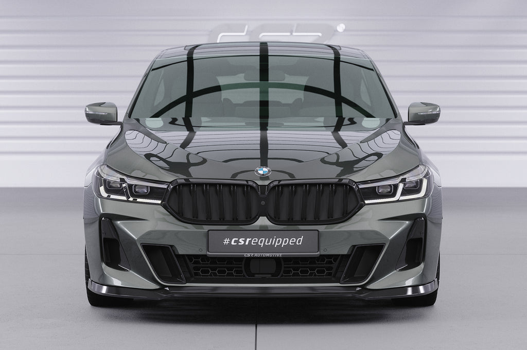 CSR Frontspoiler | Cup-Spoilerlippe mit ABE für BMW 6er (G32) M-Paket CSL669-S Strukturiert schwarz matt (keine Lackierung erforderlich)