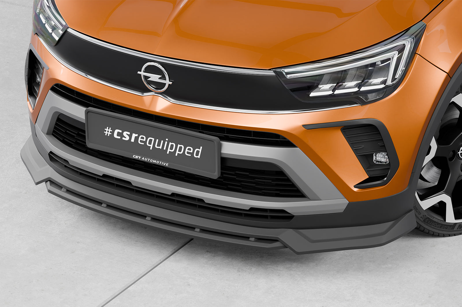 CSR Frontspoiler | Cup-Spoilerlippe mit ABE für Opel Crossland CSL675