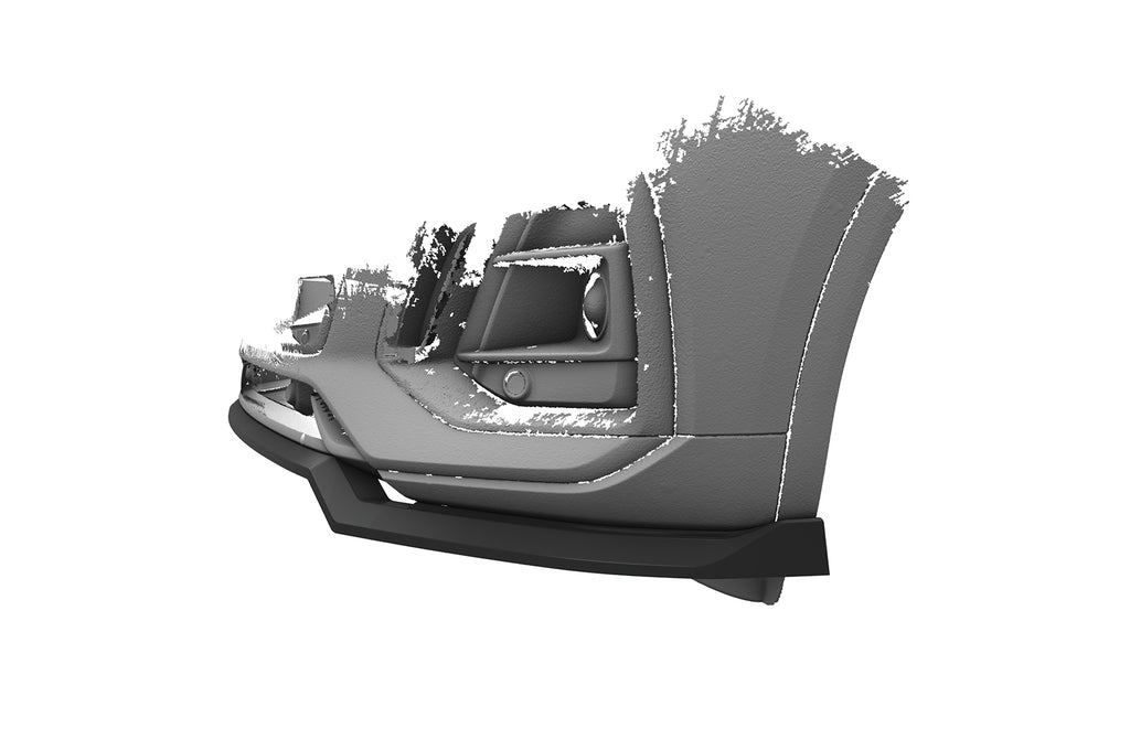 CSR Frontspoiler | Cup-Spoilerlippe mit ABE für Audi Q5 (FY/FYT) S-Line / SQ5 (FY) CSL677-S Strukturiert schwarz matt (keine Lackierung erforderlich)