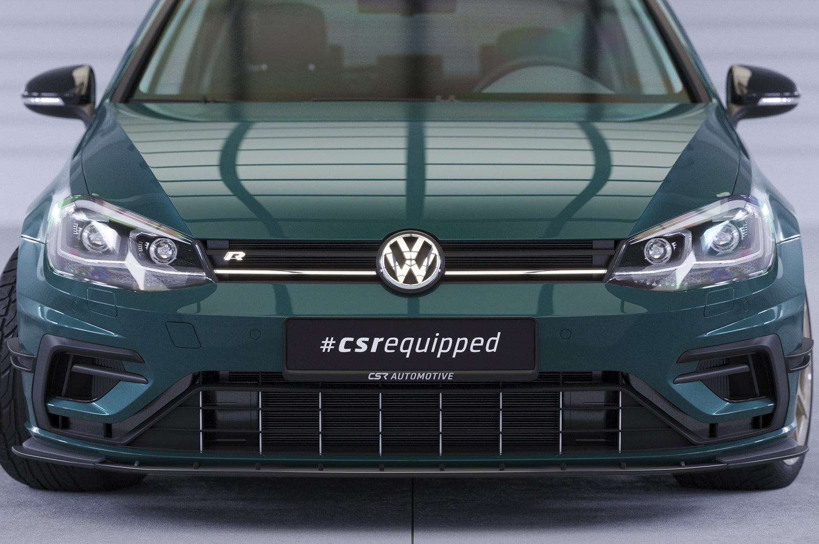 CSR Frontspoiler | Cup-Spoilerlippe mit ABE für VW Golf 7 R / R-Line CSL679