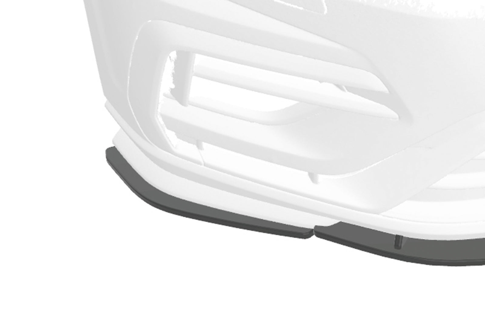 CSR Frontspoiler | Cup-Spoilerlippe mit ABE für VW Golf 7 R / R-Line CSL680