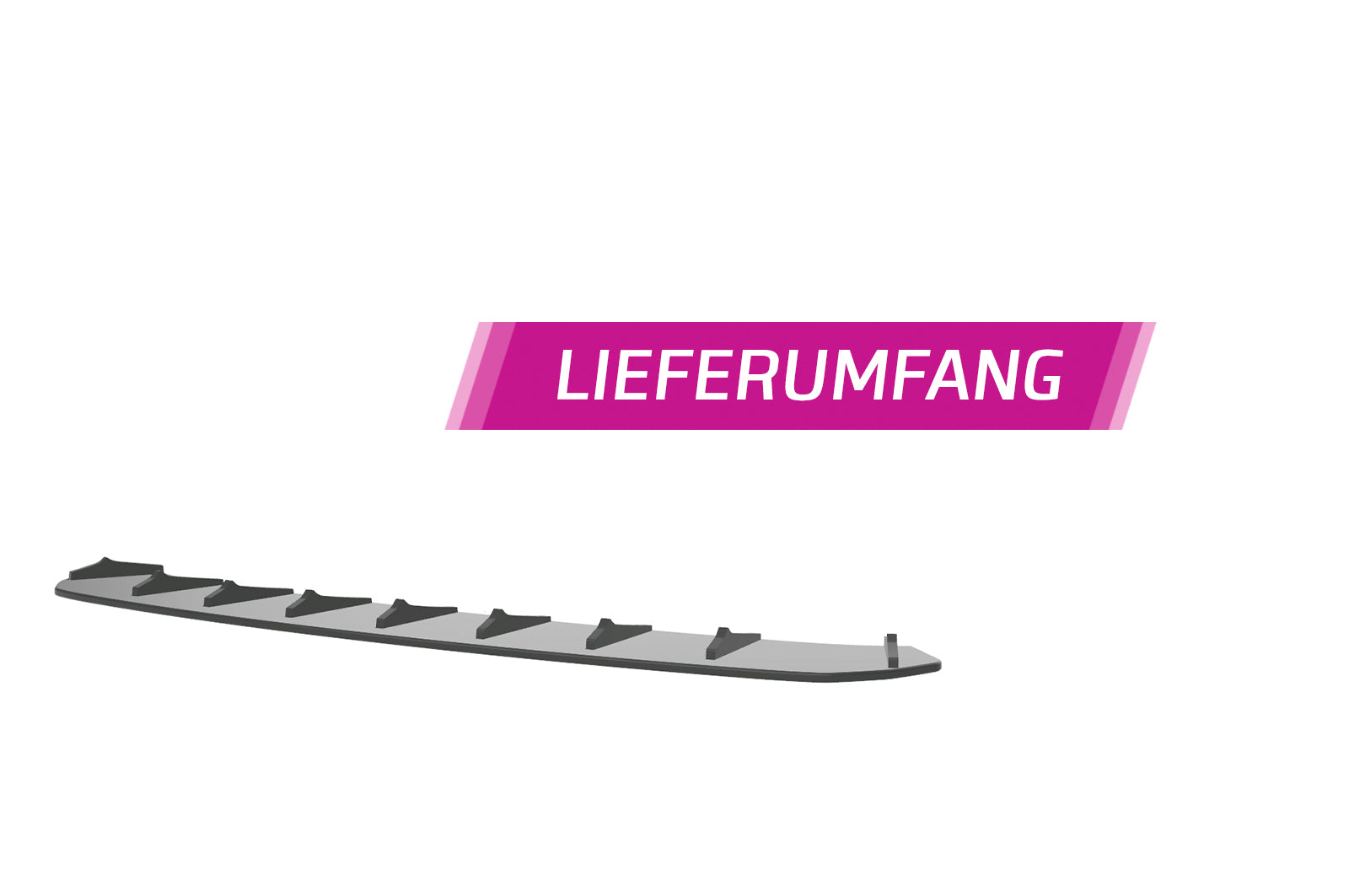 CSR Frontspoiler | Cup-Spoilerlippe mit ABE für VW Golf 7 R CSL682