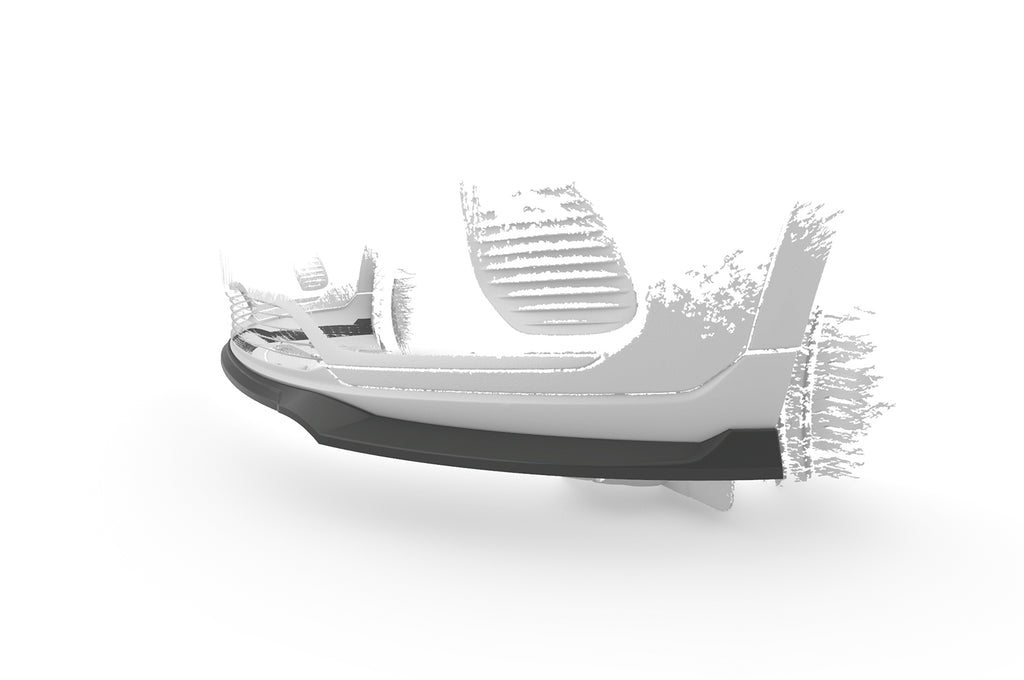 CSR Frontspoiler | Cup-Spoilerlippe mit ABE für Mercedes-Benz EQA (H243) CSL686-C Carbon Look Hochglanz (keine Lackierung erforderlich)