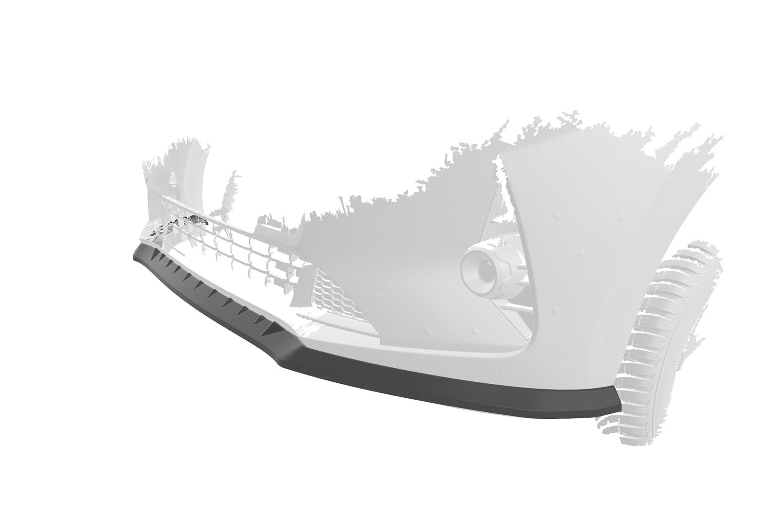 CSR Frontspoiler | Cup-Spoilerlippe mit ABE für Hyundai I10 (3. Gen) CSL687