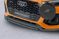 CSR Frontspoiler | Cup-Spoilerlippe mit ABE für Audi Q5 (FY/FYT) S-Line / SQ5 (FY) CSL689-S Strukturiert schwarz matt (keine Lackierung erforderlich)