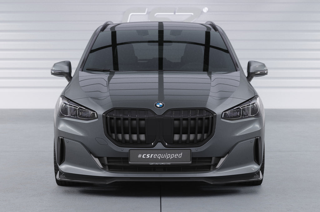 CSR Frontspoiler | Cup-Spoilerlippe mit ABE für BMW 2er (U06) Active Tourer CSL690-L Unlackiert roh (Lackierung erforderlich)