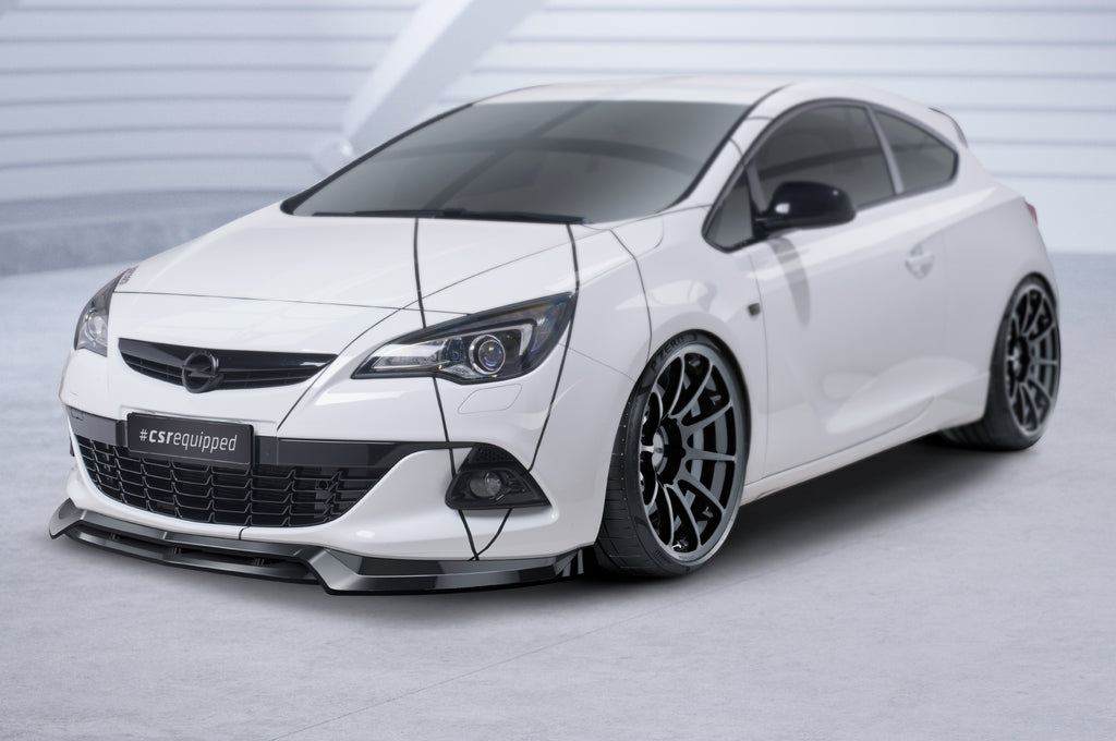 CSR Frontspoiler | Cup-Spoilerlippe mit ABE für Opel Astra J GTC CSL693-L Unlackiert roh (Lackierung erforderlich)