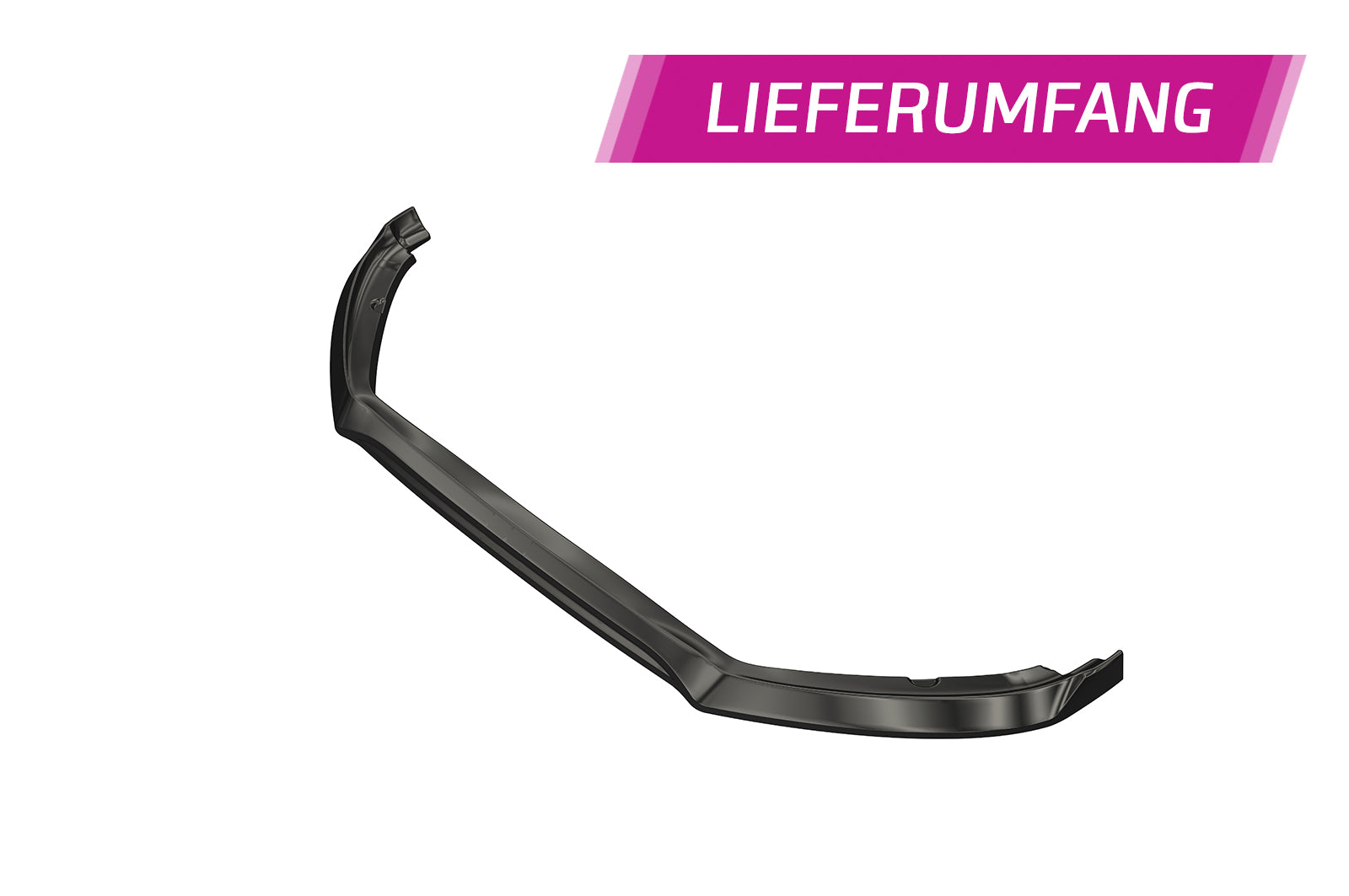 CSR Frontspoiler | Cup-Spoilerlippe mit ABE für Peugeot 208 GTi CSL694-C Carbon Look Hochglanz (keine Lackierung erforderlich)