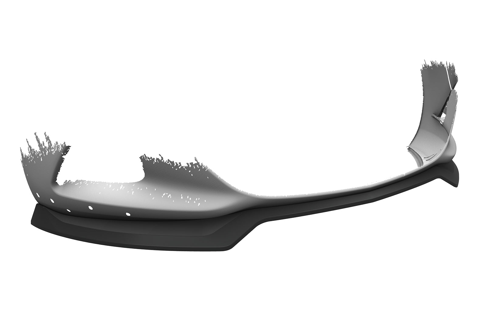 CSR Frontspoiler | Cup-Spoilerlippe mit ABE für Opel Astra J GTC CSL695-L Unlackiert roh (Lackierung erforderlich)