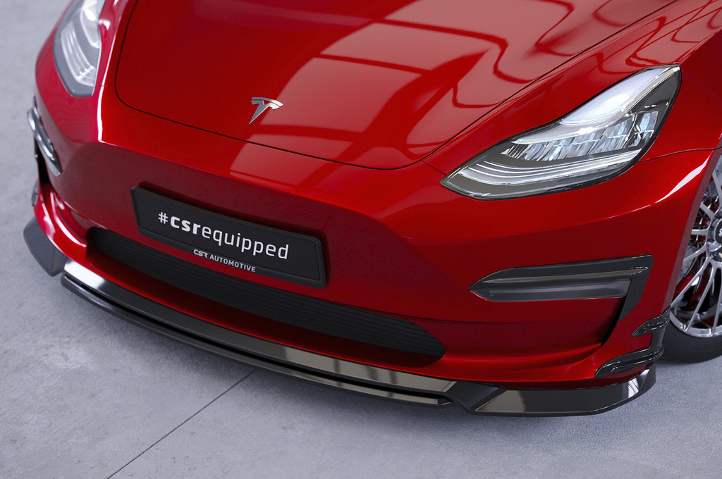 CSR Frontspoiler | Cup-Spoilerlippe mit ABE für Tesla Model 3 CSL701