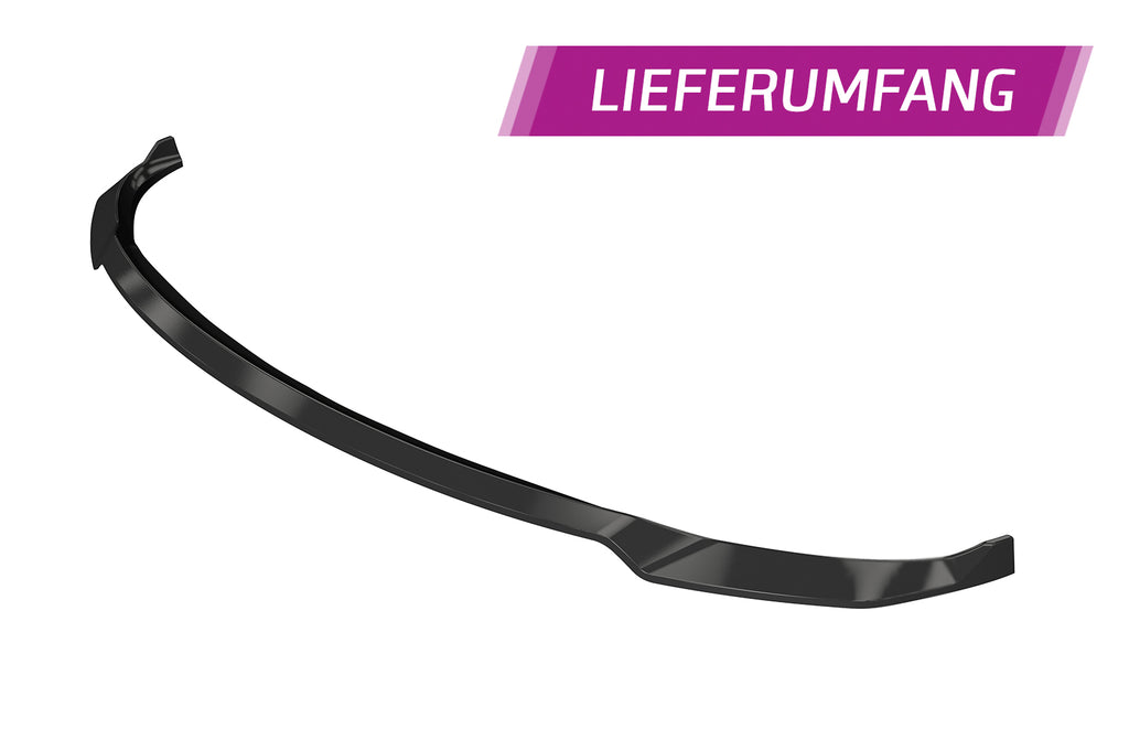CSR Frontspoiler | Cup-Spoilerlippe mit ABE für Tesla Model 3 CSL701-S Strukturiert schwarz matt (keine Lackierung erforderlich)