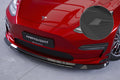 CSR Frontspoiler | Cup-Spoilerlippe mit ABE für Tesla Model 3 CSL702-S Strukturiert schwarz matt (keine Lackierung erforderlich)