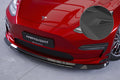 CSR Frontspoiler | Cup-Spoilerlippe mit ABE für Tesla Model 3 CSL702-L Unlackiert roh (Lackierung erforderlich)