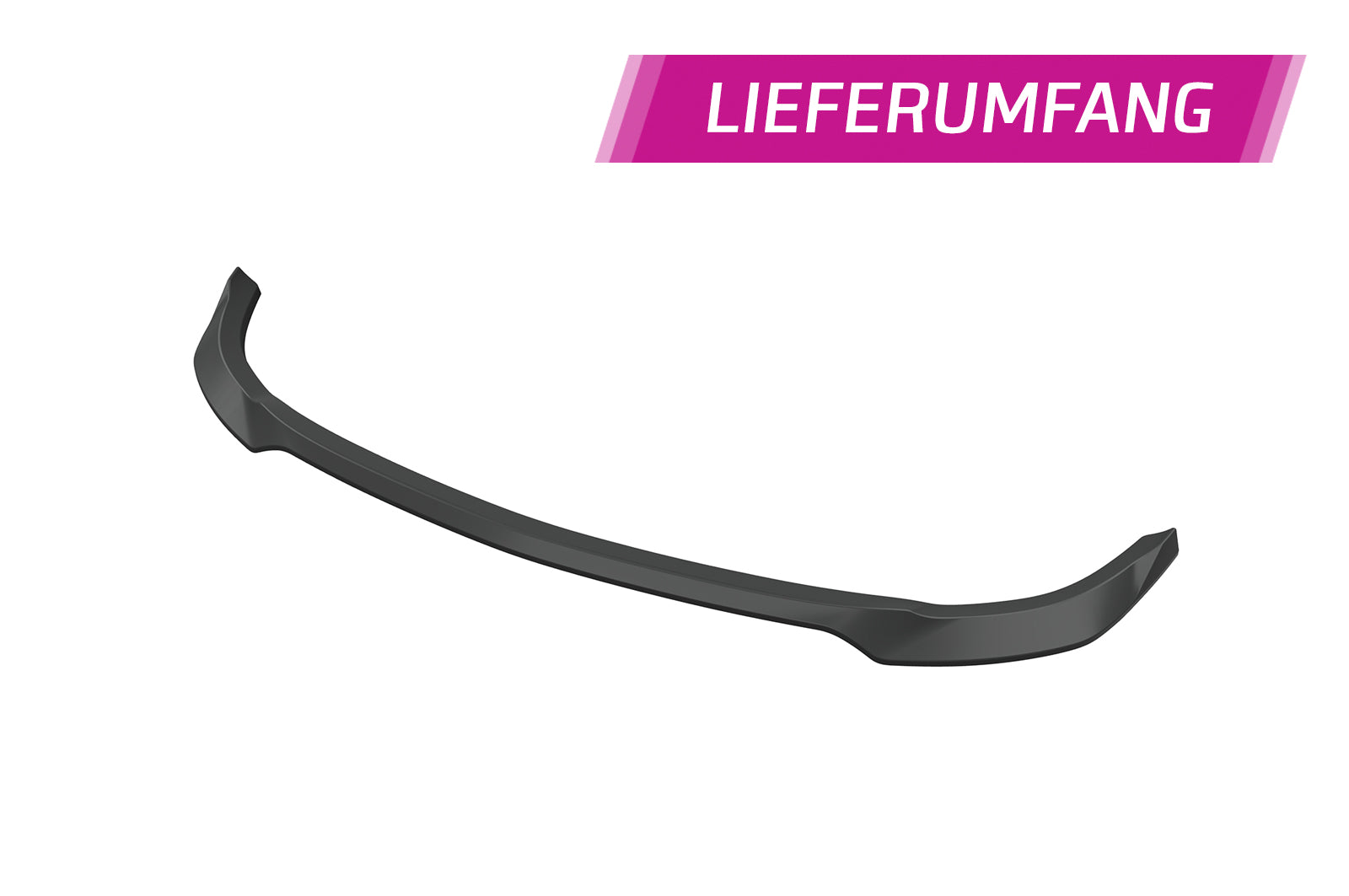 CSR Frontspoiler | Cup-Spoilerlippe mit ABE für Mercedes-Benz C-Klasse W206 / S206 CSL704-C Carbon Look Hochglanz (keine Lackierung erforderlich)