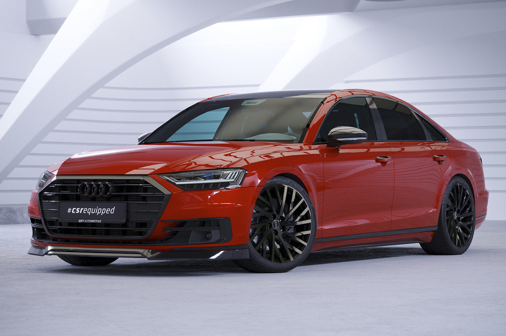 CSR Frontspoiler | Cup-Spoilerlippe mit ABE für Audi A8 (D5) CSL705-L Unlackiert roh (Lackierung erforderlich)