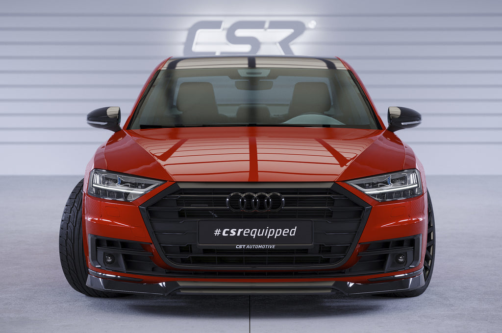 CSR Frontspoiler | Cup-Spoilerlippe mit ABE für Audi A8 (D5) CSL705-L Unlackiert roh (Lackierung erforderlich)