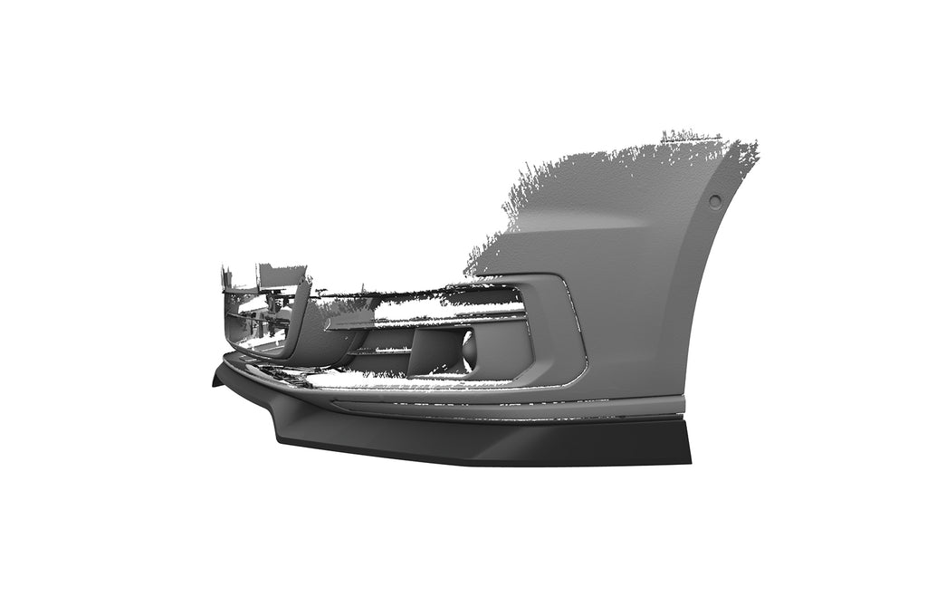 CSR Frontspoiler | Cup-Spoilerlippe mit ABE für Audi A8 (D5) CSL705-G Glossy schwarz Hochglanz (keine Lackierung erforderlich)