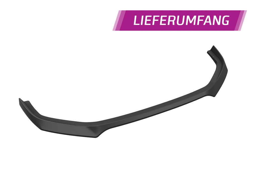 CSR Frontspoiler | Cup-Spoilerlippe mit ABE für Audi A8 (D5) CSL705-G Glossy schwarz Hochglanz (keine Lackierung erforderlich)