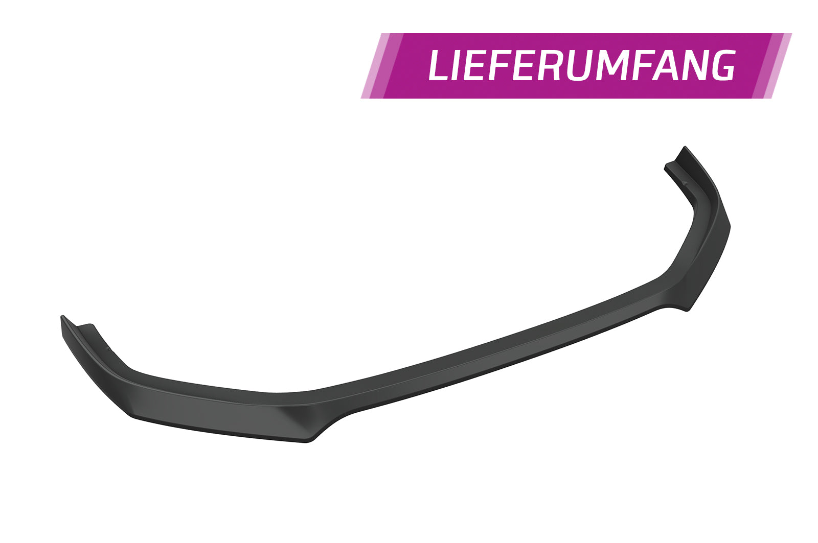 CSR Frontspoiler | Cup-Spoilerlippe mit ABE für Audi A8 (D5) CSL705-G Glossy schwarz Hochglanz (keine Lackierung erforderlich)
