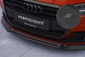 CSR Frontspoiler | Cup-Spoilerlippe mit ABE für Audi A8 (D5) CSL706-S Strukturiert schwarz matt (keine Lackierung erforderlich)